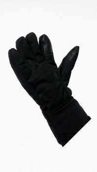 Тактические зимние перчатки на меху черные, размер XL