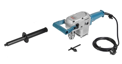 Угловая дрель Makita DA6301 (810Вт, 13мм) с тремя рукоятками (6323)