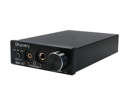 Звуковая аудио карта Dilvpoetry USB оптический вход FX Audio 24 бит 192 кГц DAC-X7 Черный (1011-544-00)