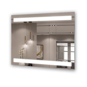 Зеркало настенное "Экватор" с LED подсветкой для ванной комнаты DR-58 700х500х30