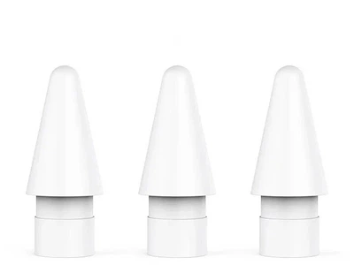 Наконечник для стілуса Apple Pencil 1-2 поколения белый комплект 3 шт. Goojodoq