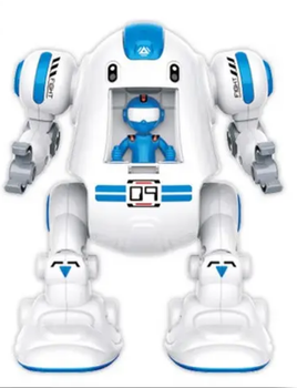 Робот конструктор Cute Robot 2043 интерактивный на батарейках 120 деталей