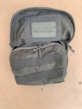 Рюкзак сумка Mil-Tec складывается в подсумку 15 л хаки