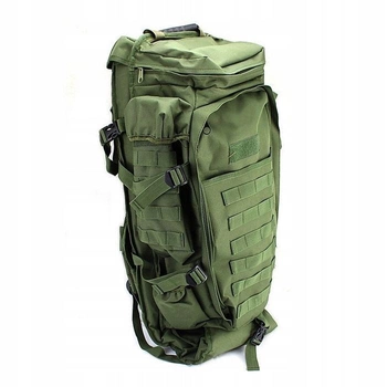 Рюкзак сумка снайперський 70 л Оливковий з водонепроникного нейлону 600D Оxford База для модульної системи Molle дволямковий з регульованими ременями