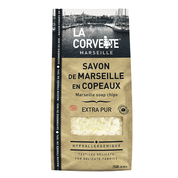 Марсельське мило (чіпси) La Corvette EXTRA PUR ECOCERT 750g (270750-COR)