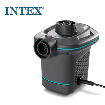 Електричний насос Intex 220V + 3 насадки. Елеткро насос для надувних виробів (66640)