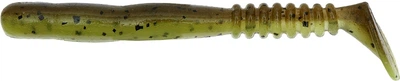 Силікон Reins Rockvibe Shad 2" B08 Green Pumpkin Chart Melon (16 шт/уп.) (15520891)