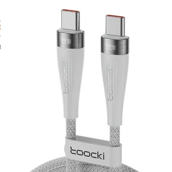 'Кабель Toocki USB Type-C to Type-C PD QC 4.0 Cable 100W 1m TXCTT1-BS02 white