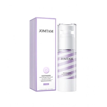 База під макіяж, що вирівнює Jomtam Nicotinamide Moisturizing Two Color Isolation Lotion, тон 01 фіолетовий, 35 мл