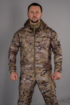 Тактична куртка - вітровка SM NK SM Group размер L Мультикам