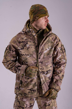 Тактическая куртка Softshell DEMI SM Group розмір 2XL Мультикам