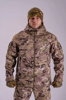 Тактическая куртка Softshell DEMI SM Group розмір 3XL Мультикам