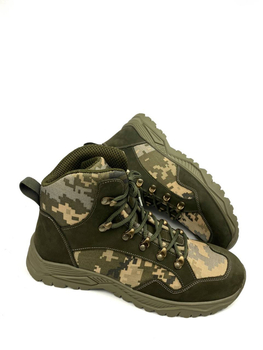Ботинки тактические военные ВСУ Пиксель 20222181 9987 43 р 28.4 см оливковые (SK-N9987S)