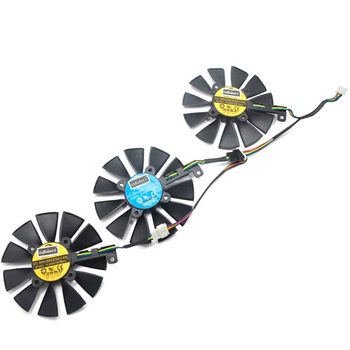 Вентиляторы 3шт 87мм 12В PLD09210S12M PLD09210S12HH ASUS Strix GTX 1080