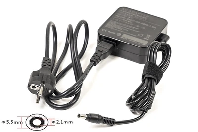 Универсальный блок питания для ноутбуков PowerPlant 220V, 12V 60W 5A (5.5*2.1) wall mount