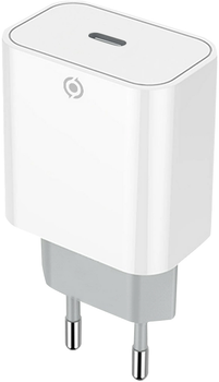 Мережевий зарядний пристрій Piko TC-PD201 USB Type-C 3 A White (1283126521447)