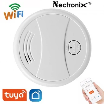 Wifi датчик дыма пожарный датчик Nectronix G2-W, оповещение на смартфон в приложение Tuya smart (eg-100819)