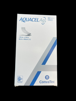 Раневая повязка с серебром ConvaTec Aquacel Ag Silver 2 х 45 см 5 шт