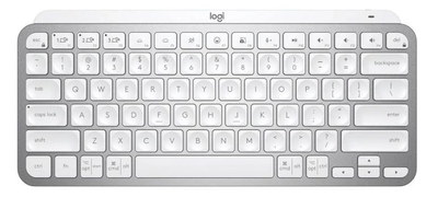 Клавіатура Logitech MX Keys Mini For Business, PALE, US, GREY (920-010609) (6857597)