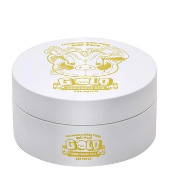 Увлажняющие патчи под глаза Elizavecca гидрогелевые ELIZAVECCA Hell-pore Gold Hyaluronic Acid Eye Patch - 60 шт.