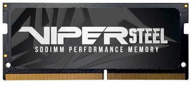 Оперативна пам'ять Patriot SODIMM DDR4-3200 16384MB PC4-25600 Viper Steel (PVS416G320C8S)