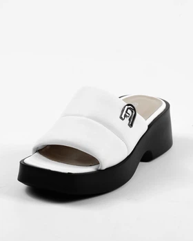 Мюли Evromoda 46811320 белые кожа 37