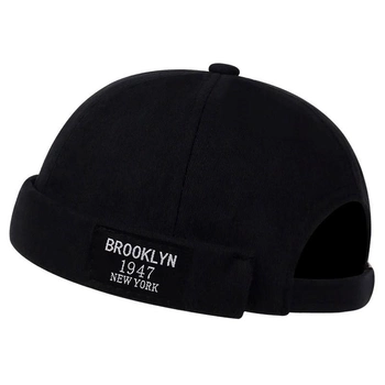Кепка Докер Brooklyn (Бруклин, docker cap, мини бини, бескозырка) без козырька, Унисекс WUKE One size