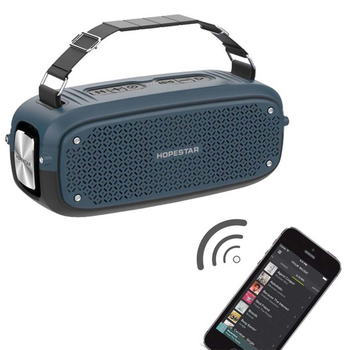 Портативная Bluetooth колонка Hopestar A21 Синяя