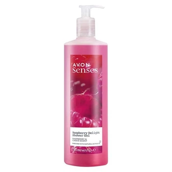 Зволожувальний гель для душу Avon Senses Малинове задоволення 720 мл