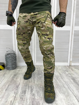 Тактические военные боевые брюки Vagon, Камуфляж: Мультикам, Размер: M