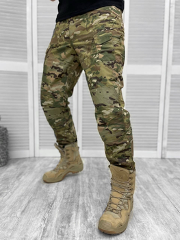 Тактические военные боевые брюки Nation, Камуфляж: Мультикам, Размер: M