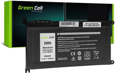 Акумулятор Green Cell для ноутбуків Dell 11.1 V 3400 mAh (DE150)