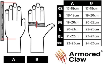 Рукавички тактичні Armored Claw Breacher Black Size XXL (10268XXL)