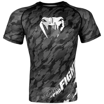 Рашгард Venum Tecmo Rashguard Short Dark Grey (VENUM-03138-052-XS)