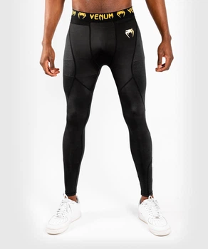 Компрессионные штаны Venum G-Fit Compression Tights Black Gold (VENUM-03727-126-XXL)