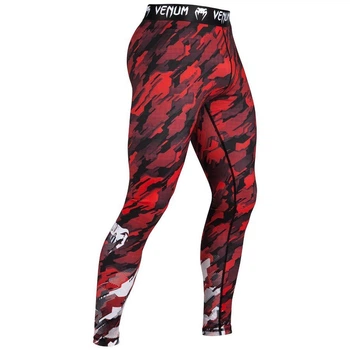 Компрессионные штаны Venum Tecmo Spats Red (VENUM-03144-425-S)