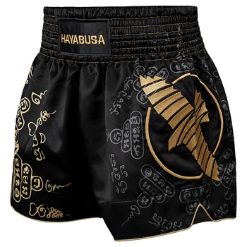 Шорты для тайского бокса Hayabusa Falcon Muay Thai Shorts Black (HFMTS-BK-S)