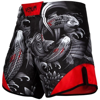 Шорти для MMA Venum Koi 2.0 Fightshorts Black White (VENUM-03534-108-XXS)