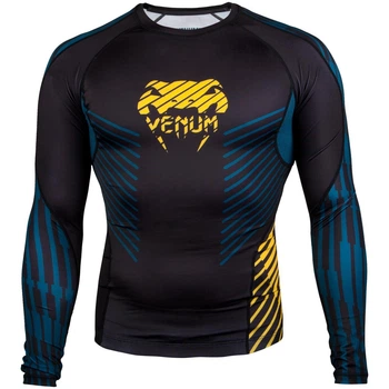 Рашгард Venum Plasma Rashguard Long Sleeves Black (VENUM-03293-111-S)