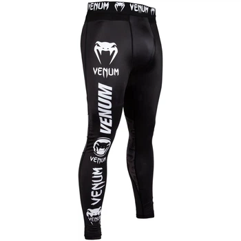 Компрессионные штаны Venum Logos Spat Black (VENUM-03448-108-XS)