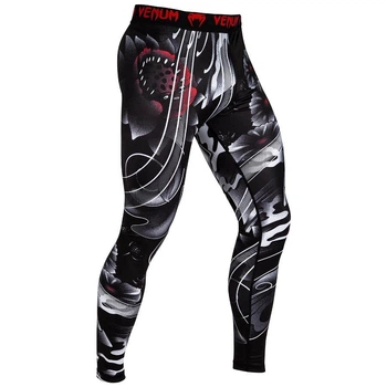 Компрессионные штаны Venum Samurai Skull Spats Black (VENUM-03200-001-XXL)