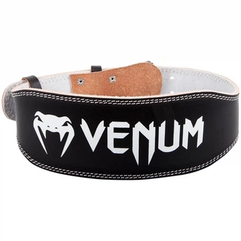 Атлетический пояс Venum Hyperlift Leather Weightifting Belt Black (VENUM-03110-001-S/M)
