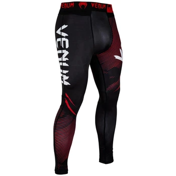 Компрессионные штаны Venum NoGi 2.0 Spats Black Red (VENUM-03596-001-XXL)