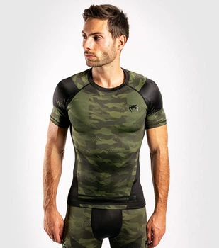 Рашгард Venum Trooper Rashguard Short Sleeves Forest Camo Black (VENUM-04014-219-XS)