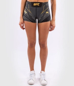 Женские шорты Venum Authentic UFC FightNight Short Tudo Black Gold (VNMUFC-00016-126-XS)