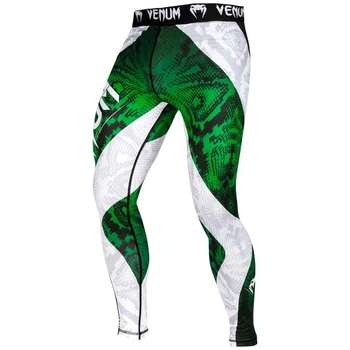 Компрессионные штаны Venum Amazonia 5 Spats Green (VENUM-03199-504-XL)
