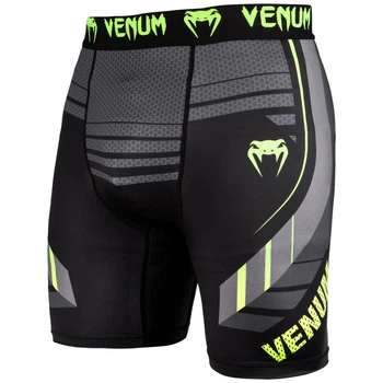 Компрессионные шорты Venum Technical 2.0 Compression Shorts Black Yellow (VENUM-03442-111-XL-XL)