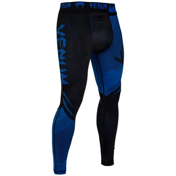 Компрессионные штаны Venum NoGi 2.0 Spats Black Blue (VENUM-03596-101-XXL)