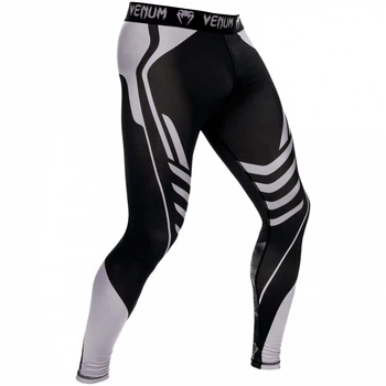 Компрессионные штаны Venum Technical Spats Black Grey (VENUM-02790-109-XXL)
