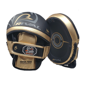 Лапы Rival RPM100 Professional Punch Mitts Black Gold (RPM100-BKGD)